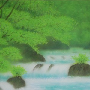 0005 Katō Tomo / Landscape Painting: Green Sound 0004