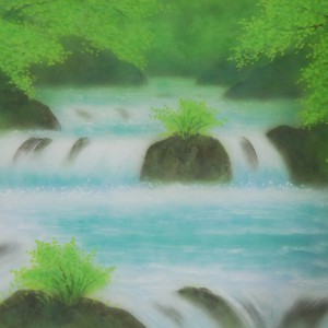 0005 Katō Tomo / Landscape Painting: Green Sound 0005