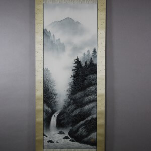 0009 Landscape Painting in Sumi Ink / Katō Tomo 002