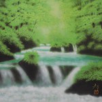 0013 Landscape Painting: Green Sound / Katō Tomo 005