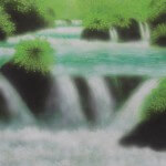 0013 Landscape Painting: Green Sound / Katō Tomo 006