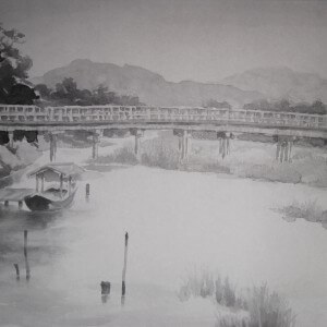 0017 Scenery of Rakusai / Keiji Yamazaki 003