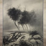 0018 Landscape Painting in Sumi (ink) / Taisei Konno 005