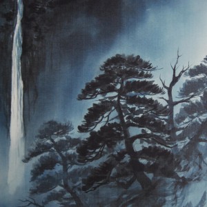 0019 Landscape Painting in Sumi (ink) / Yuri Tezuka 006