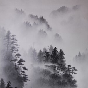 0022 Landscape Painting in Sumi (ink) / Shin Takahashi 003