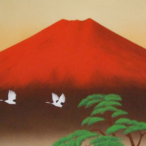 0042 Red Mt. Fuji / Katō Tomo 003