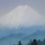 0045 Mt. Fuji and Cranes / Katō Tomo 003