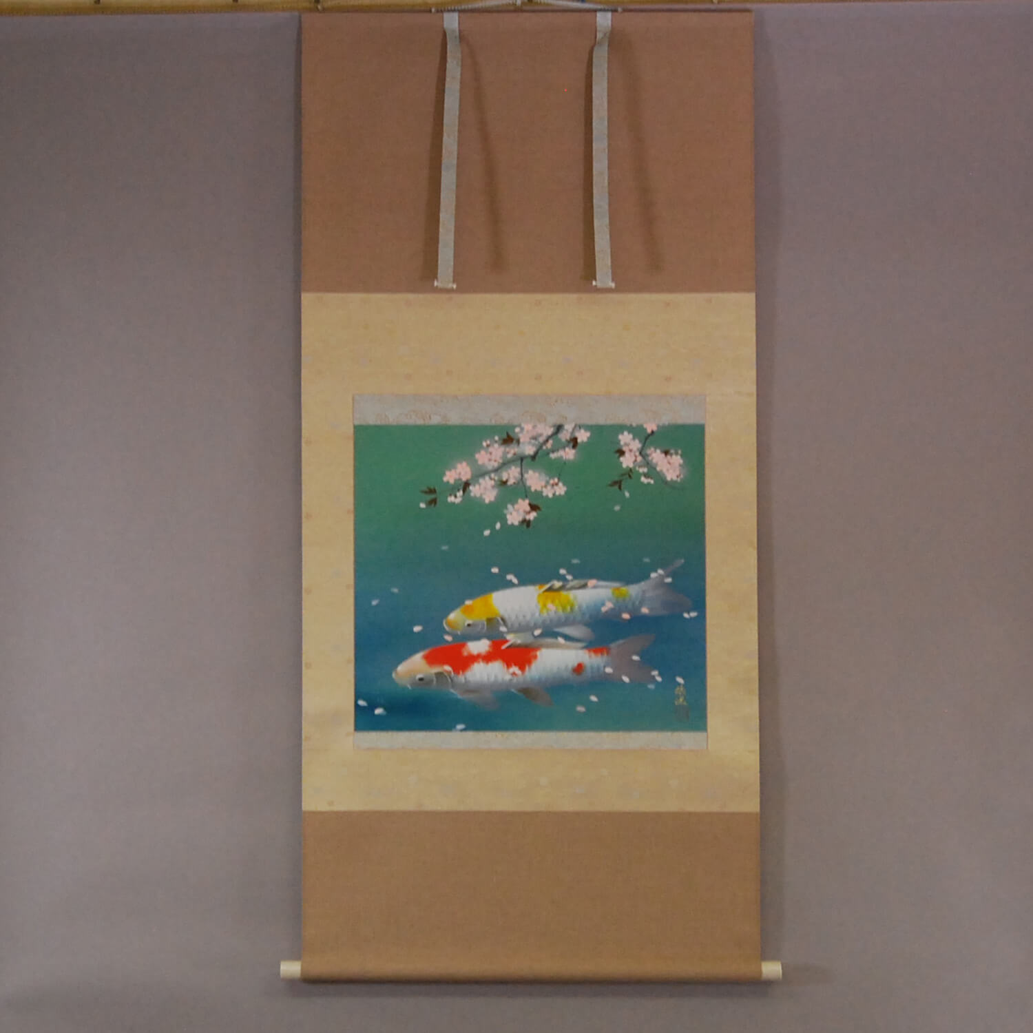 Koi Fish (Carp): Cherry Blossoms / Shukou Okamoto