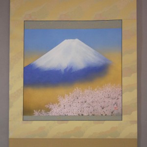 0060 Mt. Fuji and Cherry Blossoms / Katō Tomo 002