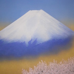 0060 Mt. Fuji and Cherry Blossoms / Katō Tomo 003