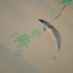 0094 Kakejiku with Sweetfish Ayu Painting / Seika Tatsumoto 006