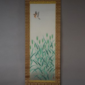 0095 Kakejiku with Barley Painting / Shin Tsuda 002