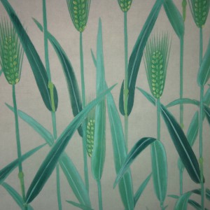 0095 Kakejiku with Barley Painting / Shin Tsuda 006