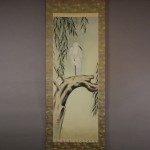 0097 Kakejiku with Little Egret Painting / Shouei Hoshino 002