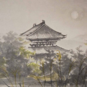 0116 Autumn Scenery of Chichibu Mountains Painting / Keiji Yamazaki 003