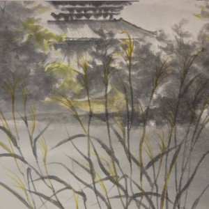 0116 Autumn Scenery of Chichibu Mountains Painting / Keiji Yamazaki 005
