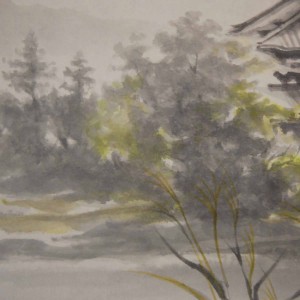 0116 Autumn Scenery of Chichibu Mountains Painting / Keiji Yamazaki 006
