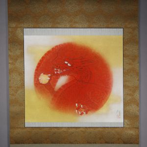 Katō Tomo Red Dragon Kakejiku