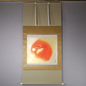 0152 Red Dragon Painting / Katō Tomo 001