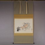 0161 Gourd and Catfish Painting / Katsunobu Kawahito 001
