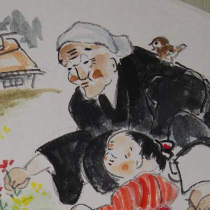 0164 Ryoukan: Gathering Flowers Painting / Katsunobu Kawahito 004