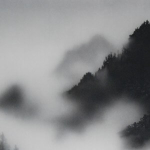 Tomo mountains and clouds