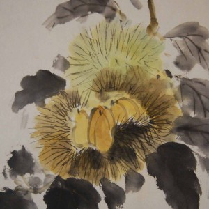 0113 Chestnut Painting / Gyokuei Miyadai 004