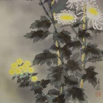 0114 Chrysanthemum Painting / Kiyoyasu Morishima 006