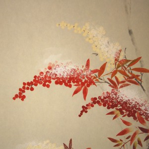 0121 Nandina and Snow Painting / Seika Tatsumoto 005