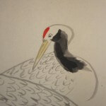 0131 Pine Tree and Cranes Painting / Hideki Miyamae 006