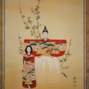 0150 “Tachibina” Dolls Painting / Kahou Sakakibara 004
