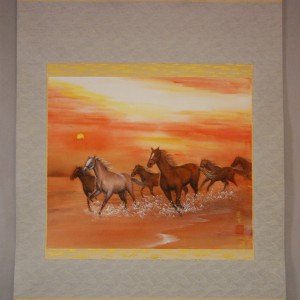 0169 Horses Painting / Kahou Sakurai 002