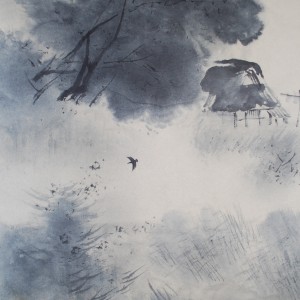 b0002 Landscape Painting in “Sumi” Ink / Shikou Okamoto 005