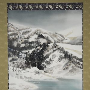 Zenjirou Arakawa Snowy Landscape kakejiku