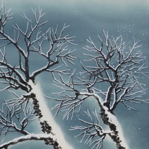 Zenjirou Arakawa Snowy Landscape kakejiku