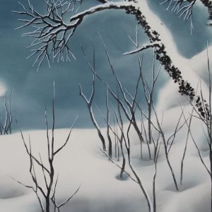 Zenjirou Arakawa Snowy Landscape kakejiku
