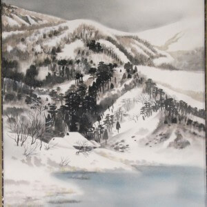 b0009 Snowy Landscape Painting / Zenjirou Arakawa 003
