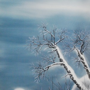 b0009 Snowy Landscape Painting / Zenjirou Arakawa 005