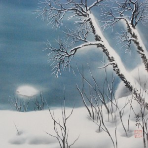 b0009 Snowy Landscape Painting / Zenjirou Arakawa 006