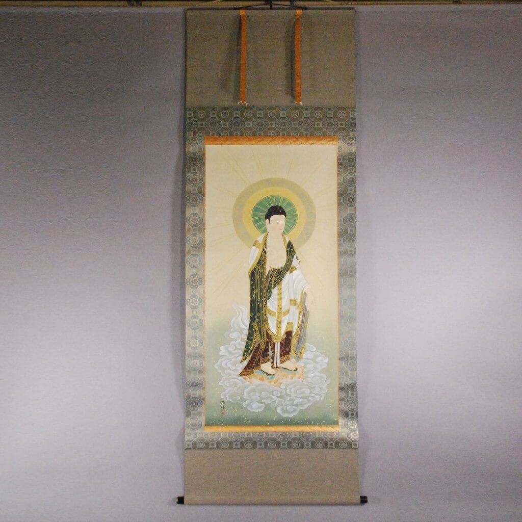 b0014 Amitabha Tathagata Painting / Tourin Uchida 001