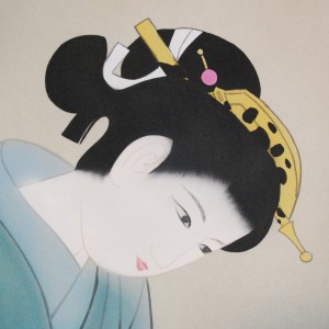 b0021 Beautiful Woman Painting / Koushn Yamamoto 004