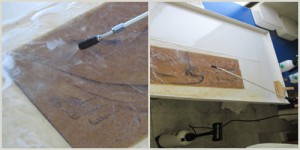 Rinse cleaning solution picture