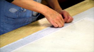 Mimi-ori Folding over of the edge