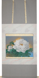 Kakejiku with Peonies Painting