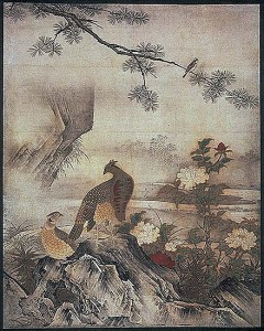 Motonobu Kanou / Flowers and Birds of the four seasons02 in Daisen-in of Daitoku-ji temple