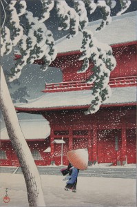 Artist: Hasui Kawase / Title: Zoujou-ji Temple