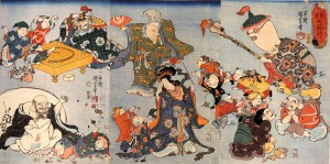 Artist: Kuniyoshi Utagawa / Title: The Seven Goods of Good Fortune