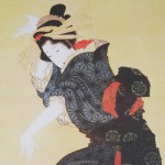 Ukiyo-e Kakejiku Hokusai Katsushika Dancing Woman picture004
