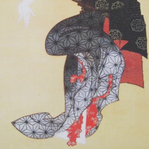Ukiyo-e Kakejiku Hokusai Katsushika Dancing Woman picture006
