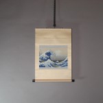 Ukiyo-e Kakejiku Hokusai Katsushika The Great Wave off Kanagawa picture001